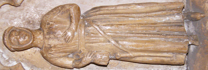 Warwick - St Mary Thomas Beauchamp 1369 and wife Katherine mortimer 1369 weeper